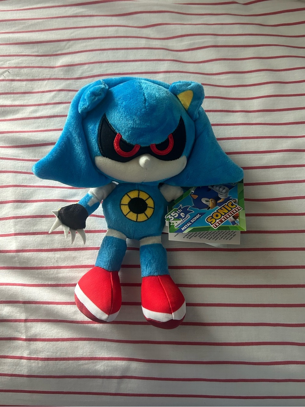 Sonic the Hedgehog Metal Sonic 35th Anniversary 7” Plush Jakks Pacific